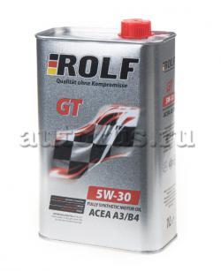 Масло моторное ROLF GT SAE 5W-30 синтетическое 1 л 322619