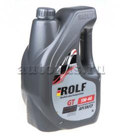 Масло моторное ROLF GT SAE 5W-40 API SN/CF синтетическое 4 л 322436