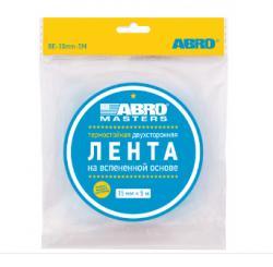 Скотч двухсторонний Abro  12 мм х 10 м белый  OE-12mm-10M