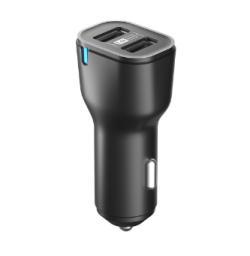 Зарядное устройство Olmio 2 USB 2.4 A черное *Гт
