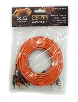 Кабель EDGE edc-rb204 межблочный медный 4rca-4rca - 2.5 м EDGE EDC-RB204