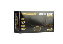 Перчатки нитриловые Super Grip (черные) XL Chamaleon 48903