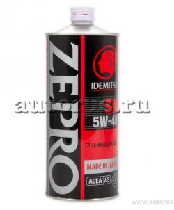 Масло моторное IDEMITSU Zepro Racing 5W-40 синтетическое 1 л 3585-001