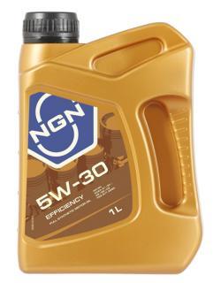 Масло моторное NGN EFFICIENCY 5W-30 синтетическое 1 л V172085649