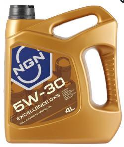 Масло моторное NGN EXCELLENCE DXS 5W-30 синтетическое 4 л V172085350
