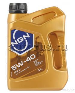 Масло моторное NGN GOLD 5W-40 синтетическое 1 л V172085602