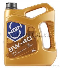 Масло моторное NGN GOLD 5W-40 синтетическое 4 л V172085302