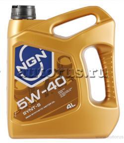 Масло моторное NGN SYNT-S 5W-40 полусинтетическое 4 л V172085305