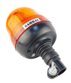 Маяк импульсный 12/24V (60 светодиодов) 3 режима кронштейн DIN желтый LED LT   01B