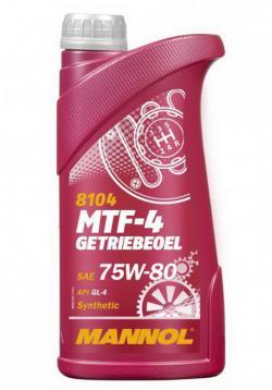 Масло Mannol трансмиссионное 75W-80 MTF 4 синтетическое  1 л