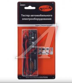 Тестер АКБ светодиодный (АвтоDело) (21373)