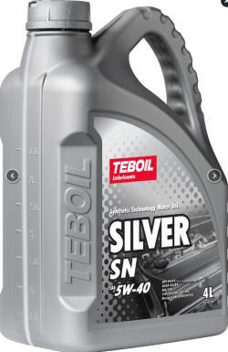 Масло моторное 5/40 Silver SN TEBOIL п/синт. API SN/CF 4л+1л