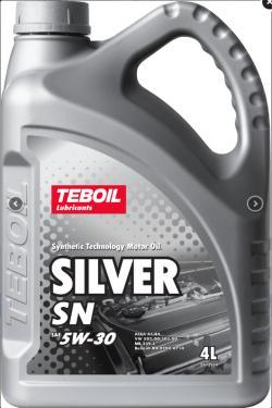Масло моторное 5/30 Silver SN TEBOIL п/синт. API SN/CF 4л+1л