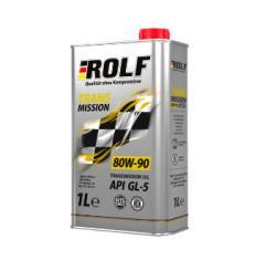 Масло трансмиссионное Rolf 80W-90 API GL-5 минеральное 1 л 322242