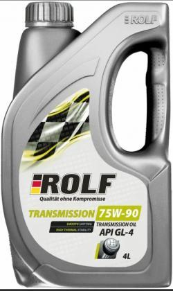 Масло трансмиссионное Rolf Transmission 75W-90 GL-4 п/синтетическое пластик 4 л