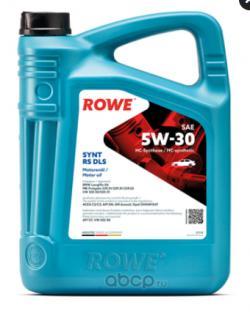 Масло моторное ROWE HIGHTEC SYNT RS DLS 5W-30 синтетическое 4л