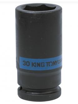 Головка торцевая ударная глубокая шестигранная 3/4, 30 мм KING TONY 643530M