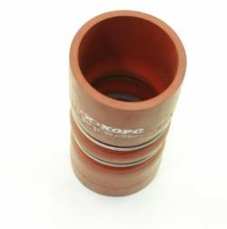 Патрубок силиконовый для КАМАЗ гофра к теплообменнику (L140, d63)