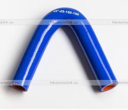 Патрубок силиконовый угловой 45° L150*150 d025