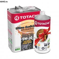 Масло моторное TOTACHI 12105 /4563274690929/ Ultima EcoDrive L  Fully Synthetic  SN/CF 5W-30 5л  (акция 4+1)