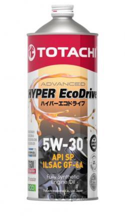 Масло моторное TOTACHI E0301 HYPER Ecodrive, Синтетическое, 5W-30, SP/GF-6A, 1 л