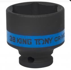 Головка торцевая ударная шестигранная 1/2, 38 мм KING TONY 453538M