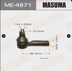 Наконечник рулевой R=L NISSAN AD MASUMA ME-4871