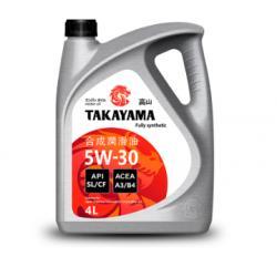 Масло моторное Takayama 5W-30 API SL/СF синтетическое пластик  4 л