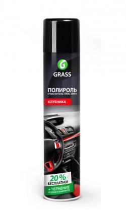 Полироль пластика Dashboard Clener GRASS клубника 750мл