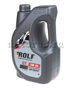 Масло моторное Rolf GT 5W-30 SN/CF ACEA C2/C3 синтетическое пластик 4 л
