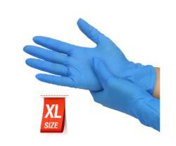 Перчатки нитриловые  голубые XL (упаковка 100 шт.)