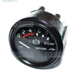 Указатель давл. воздуха тормозной системы ГАЗ-3308, 3309 24V (перед. контур) (Автоприбор г.Владимир)