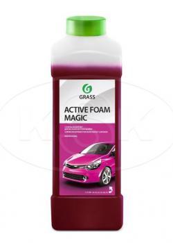 Автошампунь для б/мойки Grass Active Foam Magic активная пена  1 кг