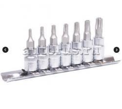 Набор головок вставка TORX 7 предметов 1/4 TS10-TS40 АвтоDело 39838