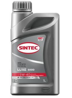 Масло моторное Sintec 5W-40 Luxe 5000 SL/CF п/синтетическое 1 л