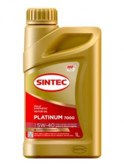 Масло моторное Sintec 5W-40 Platinum 7000 ACEA A3/B4 синтетическое   1 л