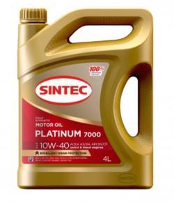 Масло моторное Sintec 10W-40 Platinum 7000 A3/B4 SN синтетическое 4 л