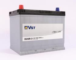 Аккумулятор Asia  75 А/ч п.п. Varta VST Стандарт ток 680 258 х 174 х 223