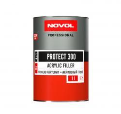 Грунт Novol акриловый 4+1 MS Protect 300 серый 1 л (БЕЗ ОТВЕРДИТЕЛЯ, нужен отвердитель 184355t)