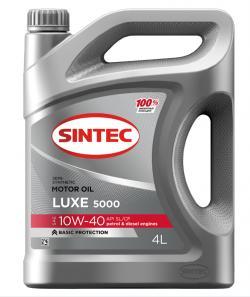Масло моторное Sintec 10W-40 Luxe 5000 SL/CF п/синтетическое  4 л / 10W40