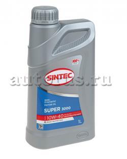 Масло моторное Sintec 10W-40 Super 3000 SG/CD п/синтетическое  1 л / 10W40