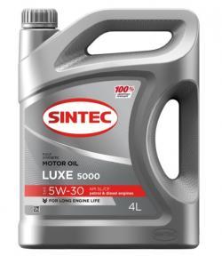 Масло моторное Sintec 5W-30 Luxe 5000 SL/CF п/синтетическое 4 л / 5W30