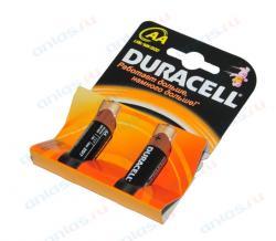 Батарейка LR06 Duracell (AA-пальчиковые)  2 шт.