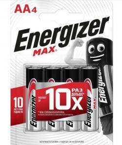 Батарейка LR06 Energizer (AA-пальчиковые) 4 шт. Max