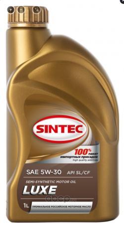 Масло моторное Sintec 5W-30 люкс SL/CF п/синтетическое 1 л / 5W30