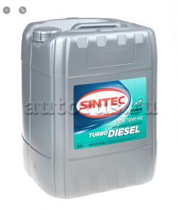 Масло моторное Sintec 10W-40 Turbo Diesel API CF-4/CF/SJ п/синтетическое  20 л / 10W40