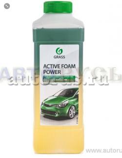 Автошампунь для б/мойки Grass Active Foam Power активная пена  1 л