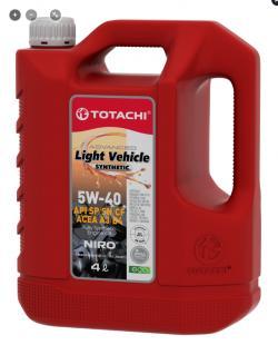 Масло моторное TOTACHI NIRO LV Synthetic   SAE 5W-40   API SP, SN PLUS, SN/CF, ACEA A3/B4 4л / 5W40