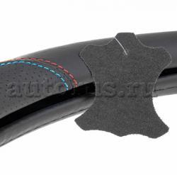 Оплетка на руль (L 40см, иск. кожа PU) черная Arnezi A0501045
