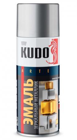 Краска аэрозольная хром зеркальная Kudo 520 мл